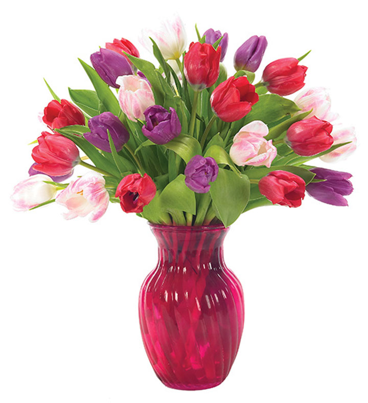 Multi-color Tulip Bouquet