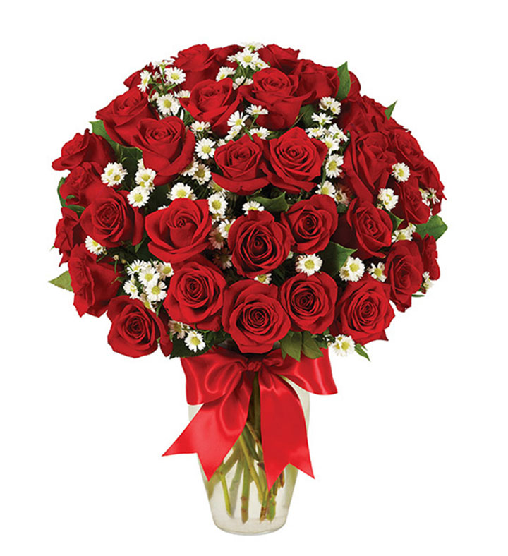 Red Rose Bouquet, 12-36 Stems