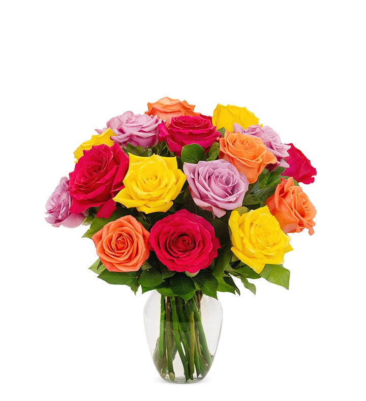 Assorted Bright Roses